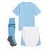 Dječji Nogometni Dres Manchester City Domaci 2023-24 Kratak Rukav (+ Kratke hlače)